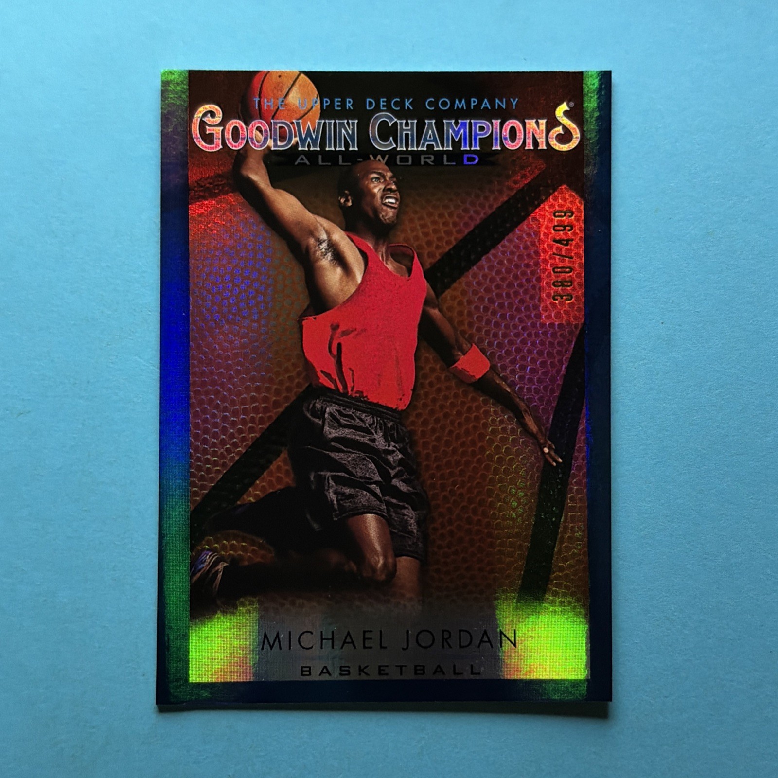 2021 Upper Deck Goodwin Champions #GB-1 Michael Jordan Blue /499