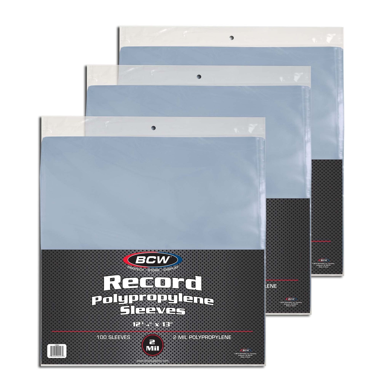 33 RPM Record Sleeves – 300 ct | Polypropylene Vinyl Record Outer Sleeves | 2…