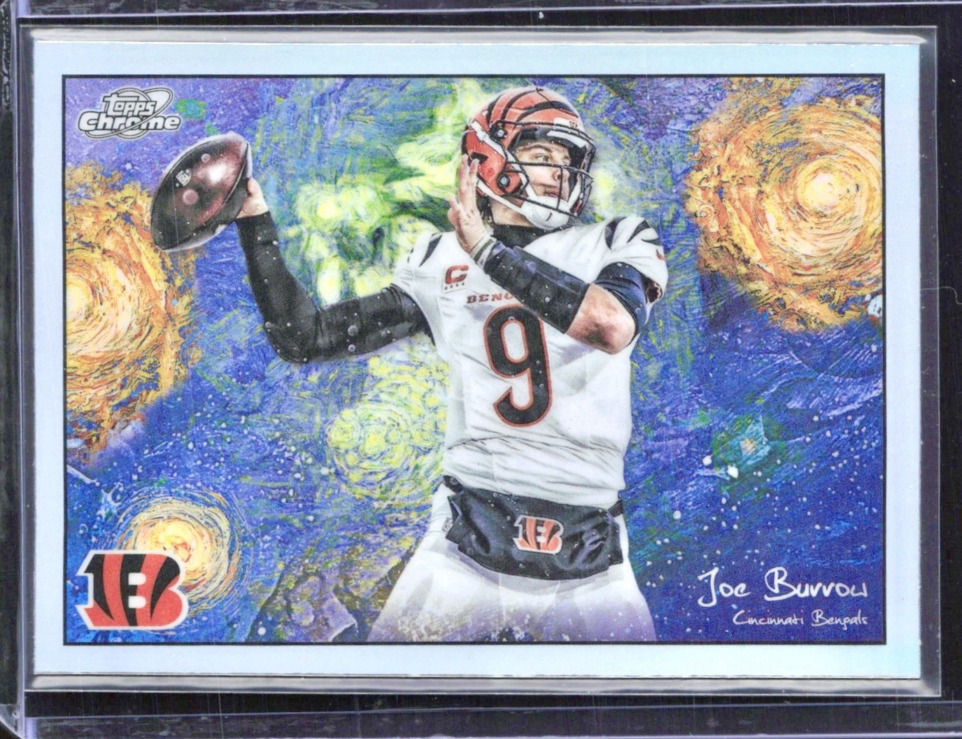 2025 Topps Cosmic Chrome Joe Burrow Stars In The Night #STN-13 Bengals