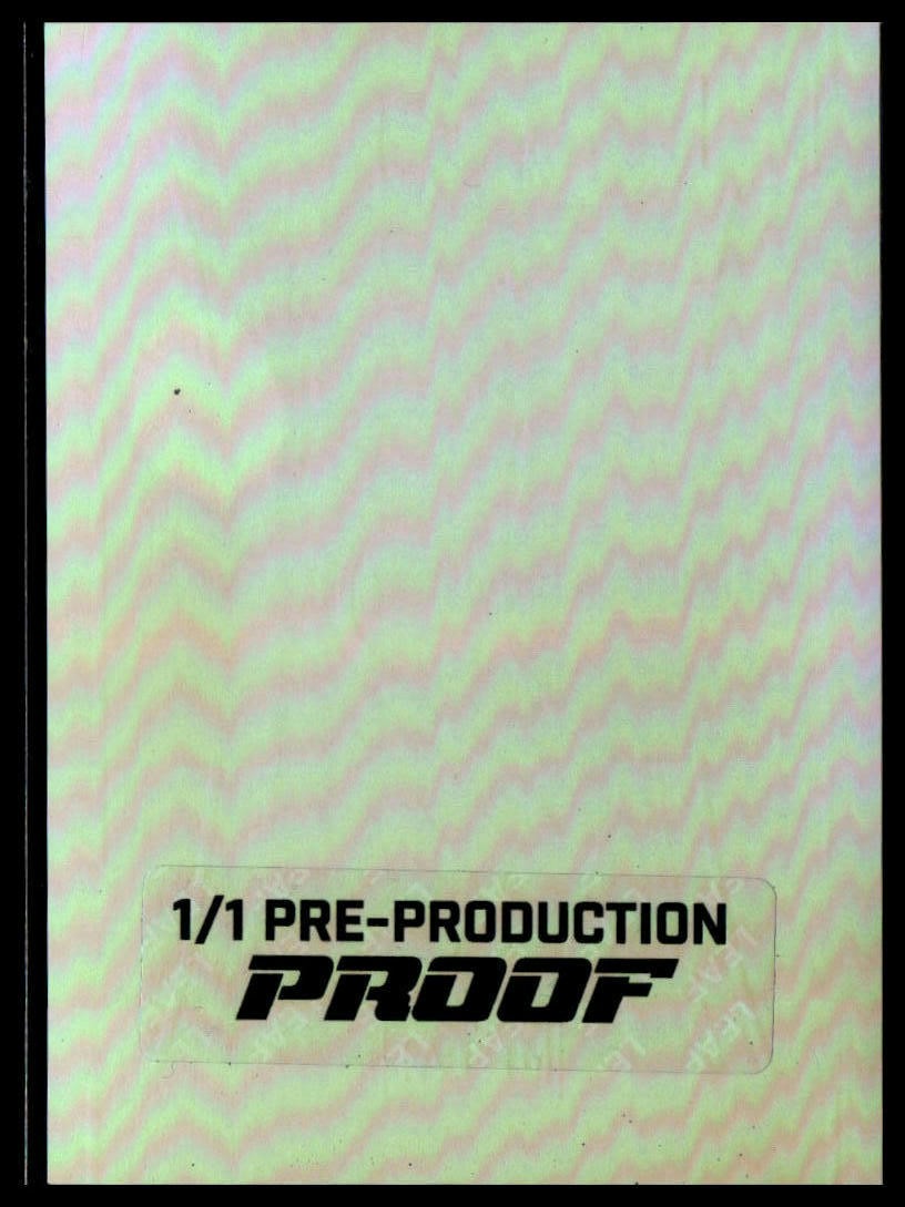 2025 Leaf Metal Pristine Kurt Warner Blue Pre Prod Proof 1/1