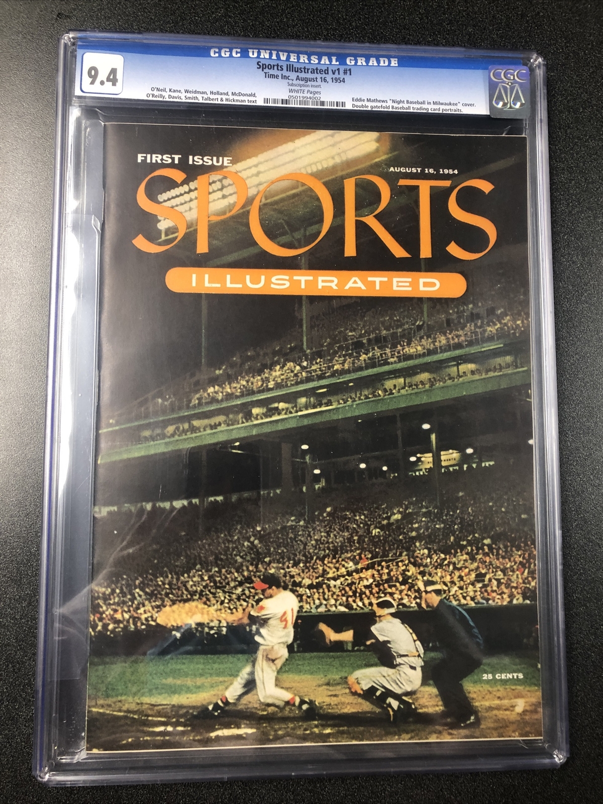 Sports Illustrated V1 #1 Time Inc 1954 CGC 9.4