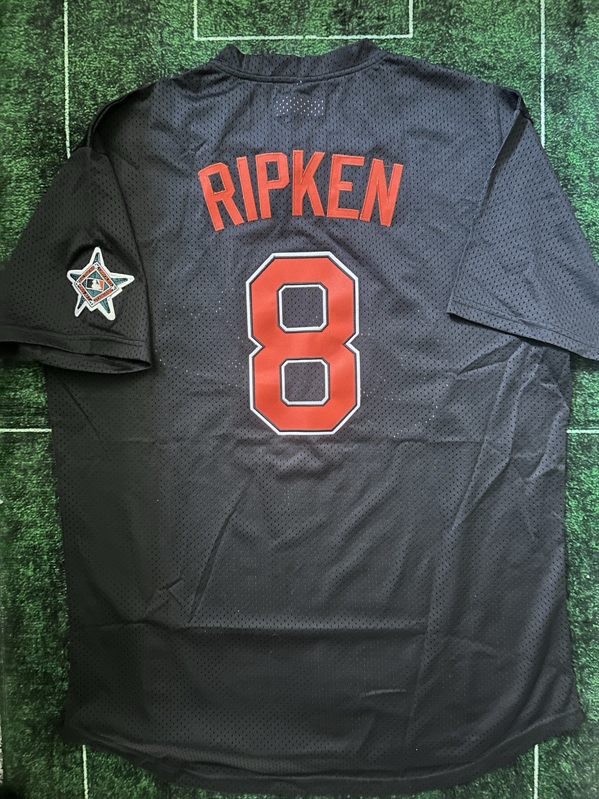 Cal Ripken Jr Baltimore Orioles M&N Baseball Jersey 1993 ASG Patch XL