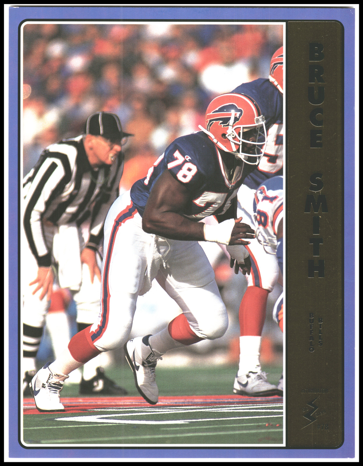 1992/93 Intimidator Bio Sheet NFL Football Card Complete Sealed Set