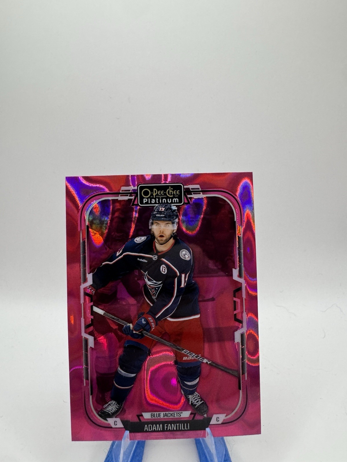 O-Pee-Chee Platinum Pink Magma Adam Fantilli #150 Blue Jackets NHL