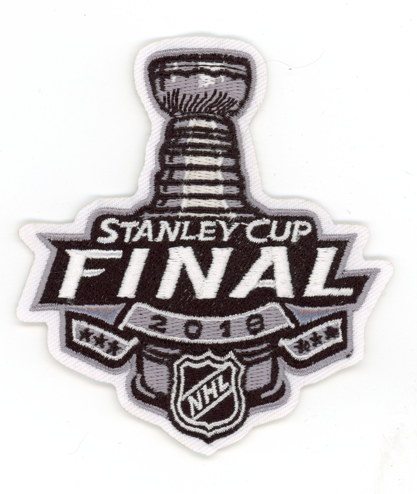 2018 Stanley Cup Final Patch – Jersey Embroidered Iron-On Sew-On Badge