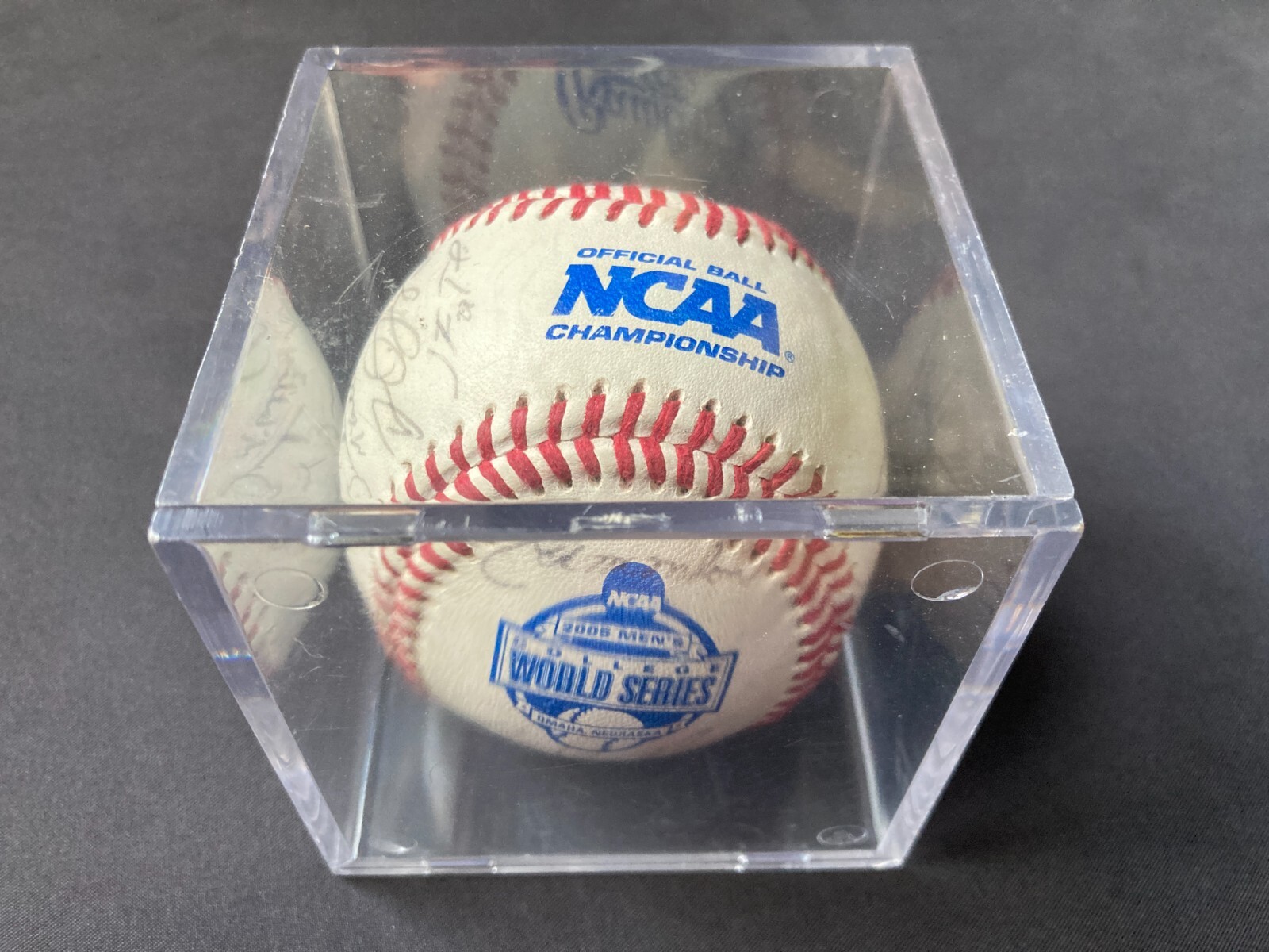 2005 College World Series ⚾️ Baseball NCAA Championship Team Autographs Nebraska
