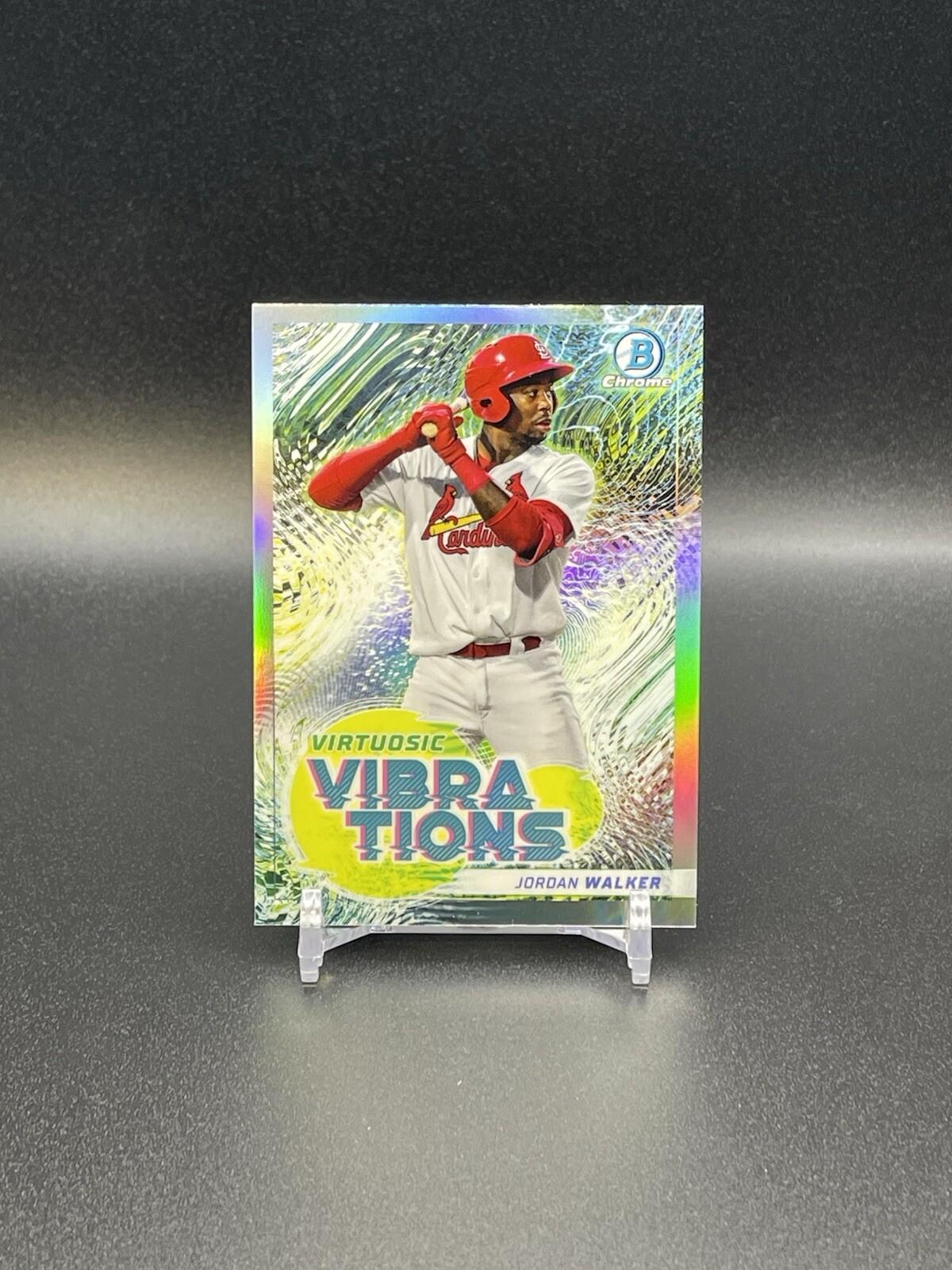 Jordan Walker 2022 Bowman Chrome #VV-13 St. Louis Cardinals Refractor Foil