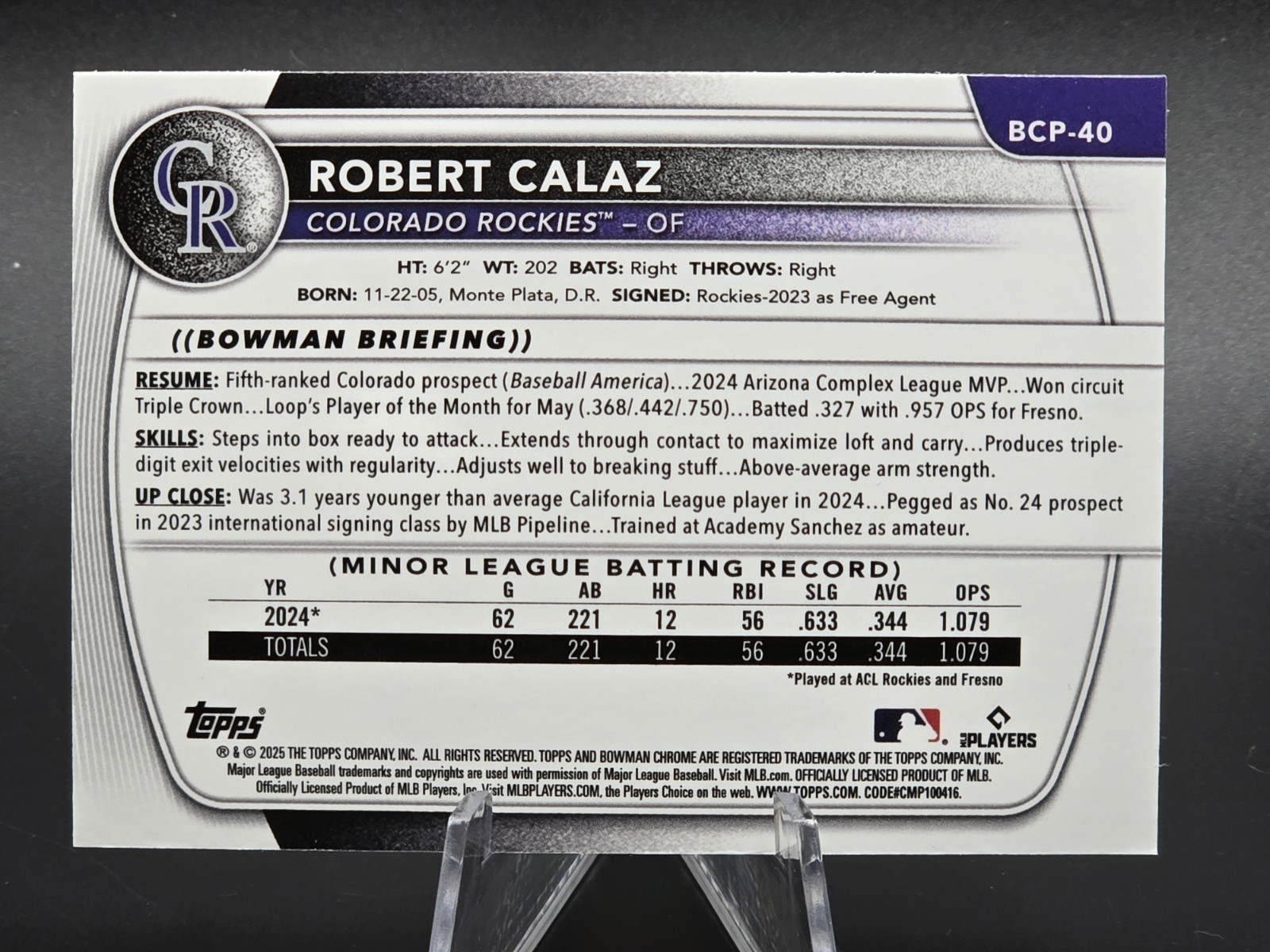 2025 Bowman Baseball CHROME PROSPECTS #BCP-1 to BCP-150 You Pick Complete a Set!