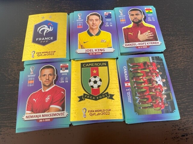 Panini World Cup Qatar 2022 Stickers: 00 (Panini Logo)/ FWC1-29 Buy 2 Get 3 Free