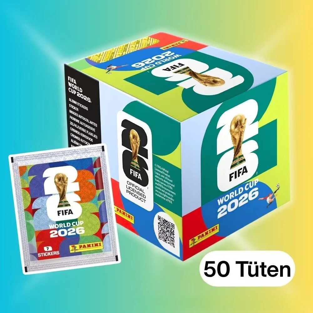 FIFA World Cup 2026™ Official Sticker Collection – 50-Pack Box (350 Stickers)