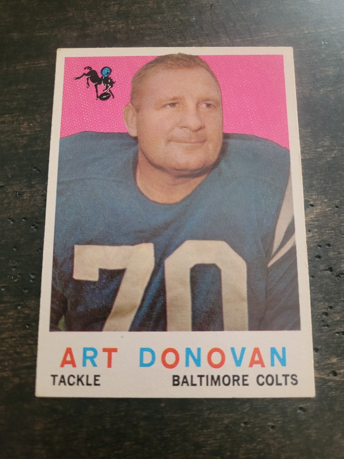 1959 Topps – Art Donovan #86. Colts. HOF. Excellent Condition
