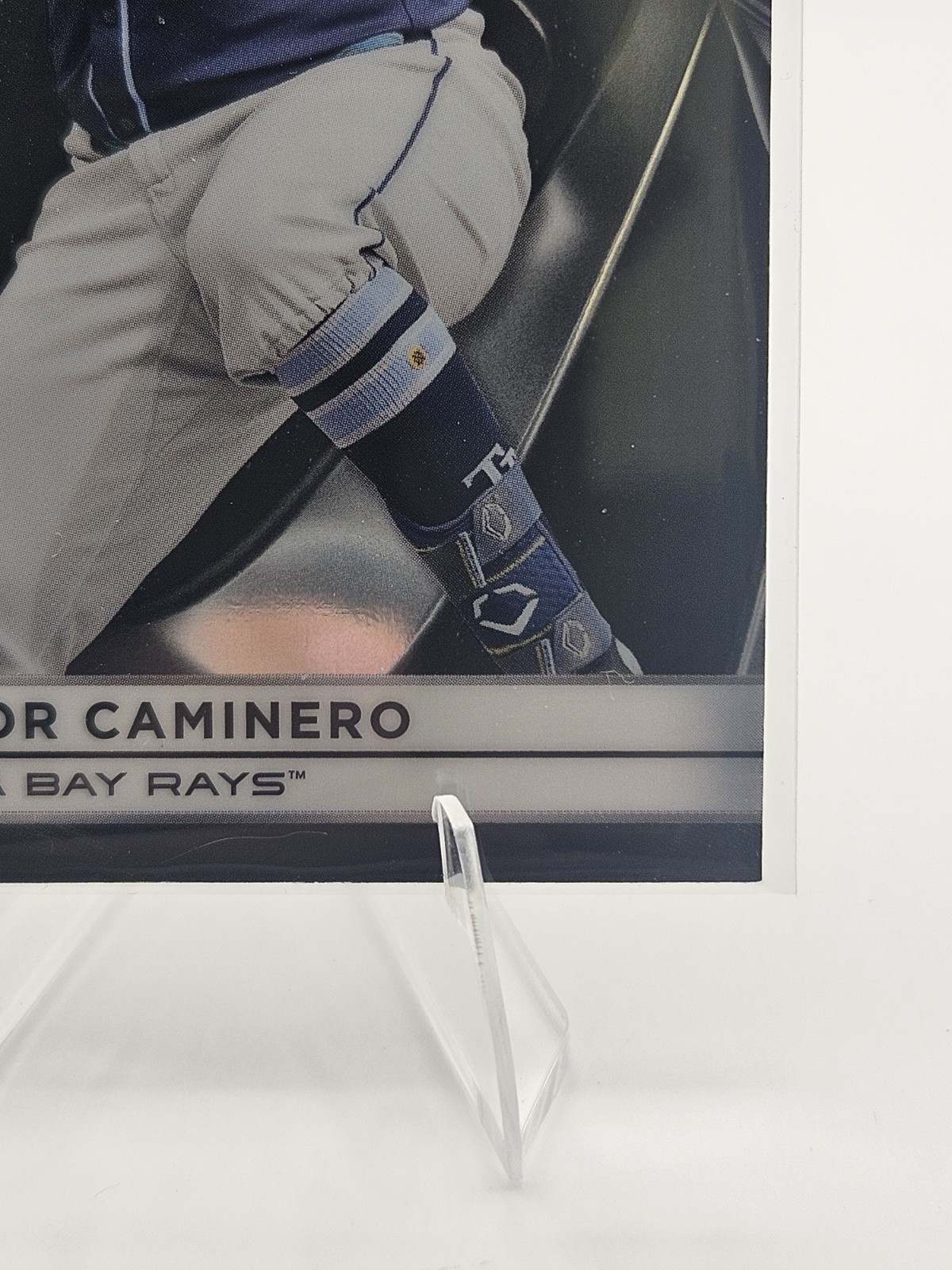 2025 Topps Chrome Black – Junior Caminero #135 – Clean And Crisp! – NM+ -MB