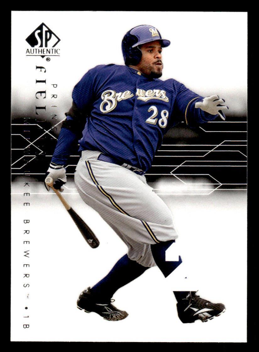 2008 SP Authentic #24 Prince Fielder Card Milwaukee Brewers