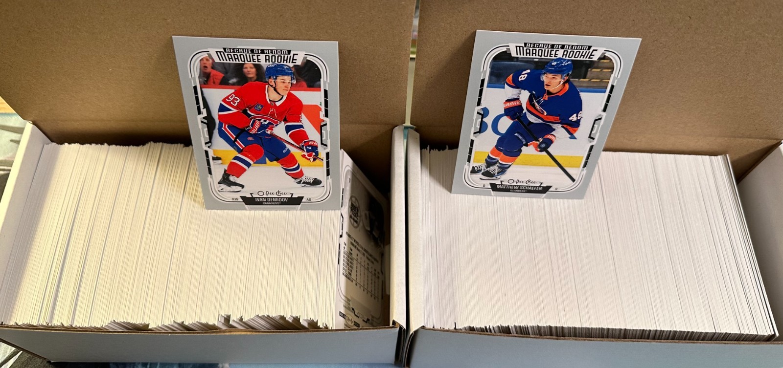 2025-26 OPC O-PEE-CHEE HOCKEY COMPLETE BASE SET-ALL RC/SPs-#1-600-NOT SEALED BOX