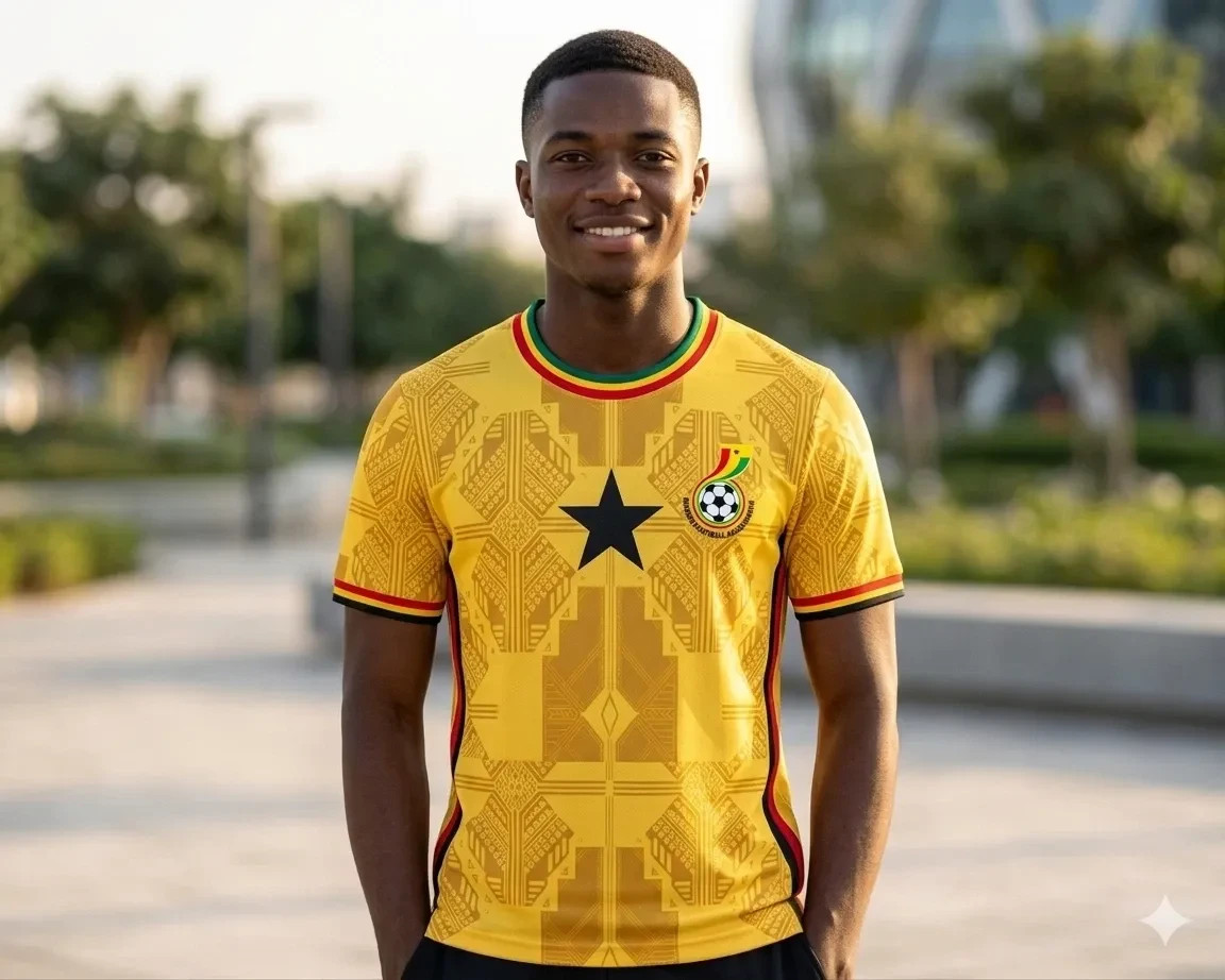 HOT ITEM! Ghana 2026 football jersey for fans, sizes S-2XL