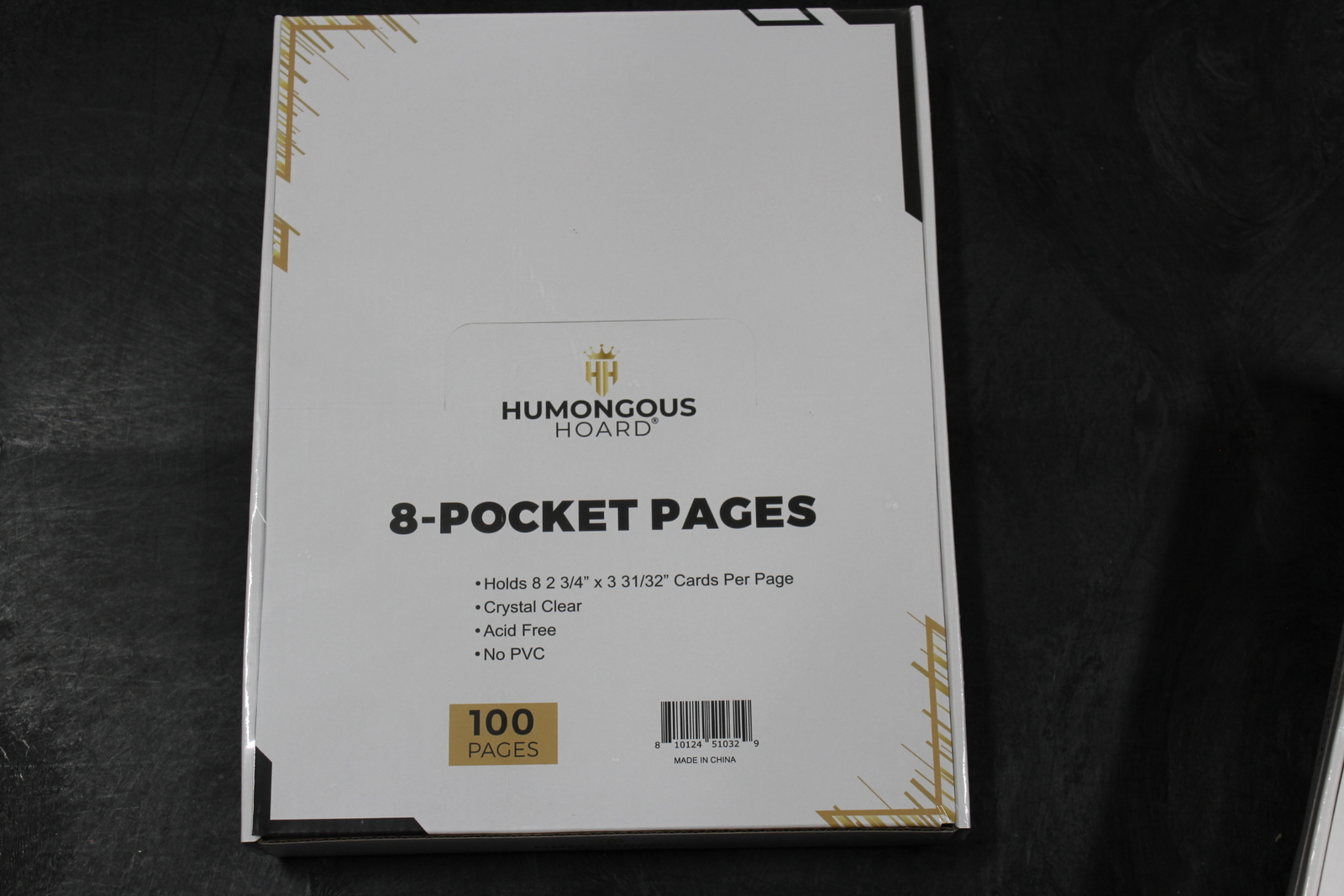 (100) Humongous Hoard 8 Pocket Pages – Box Holds 1952-56 Topps & Bowman