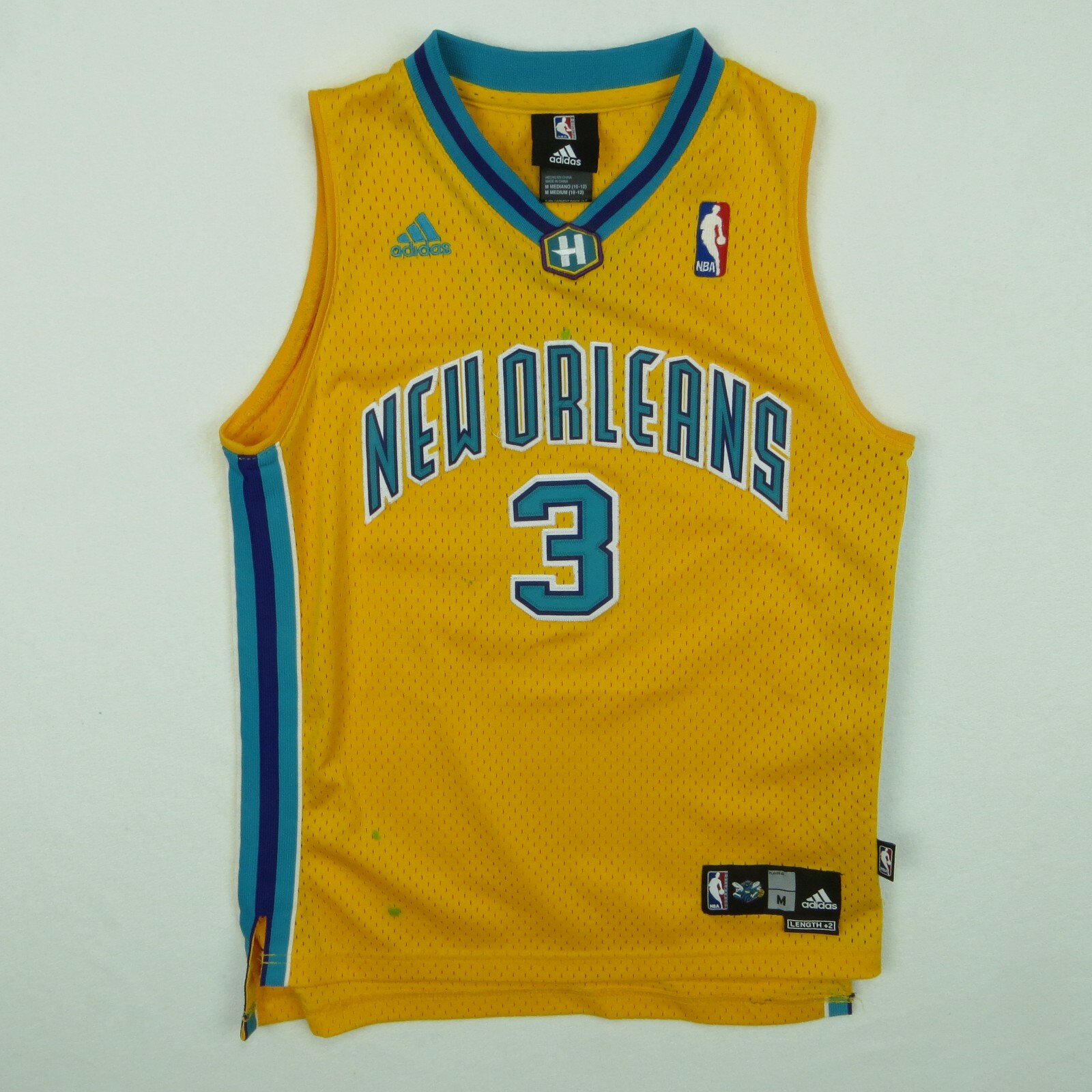 New Orleans Hornets Chris Paul Jersey Youth Medium Adidas Authentic Stitched