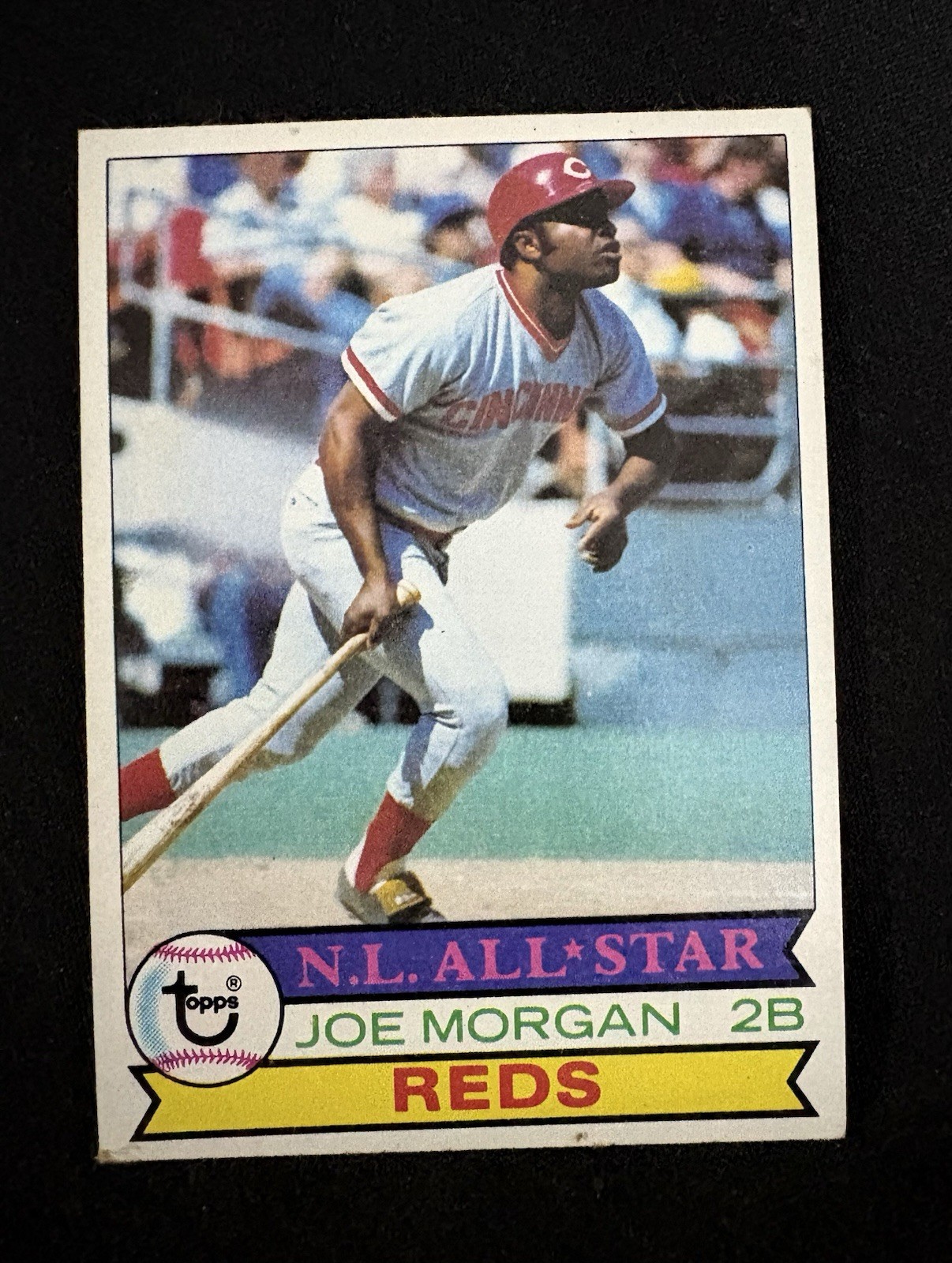 Topps 1979 Joe Morgan Cincinnati Reds Card #20 HOF Raw NM+ Ungraded