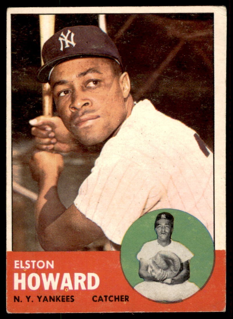 1963 Topps #60 ELSTON HOWARD New York Yankees VGEX