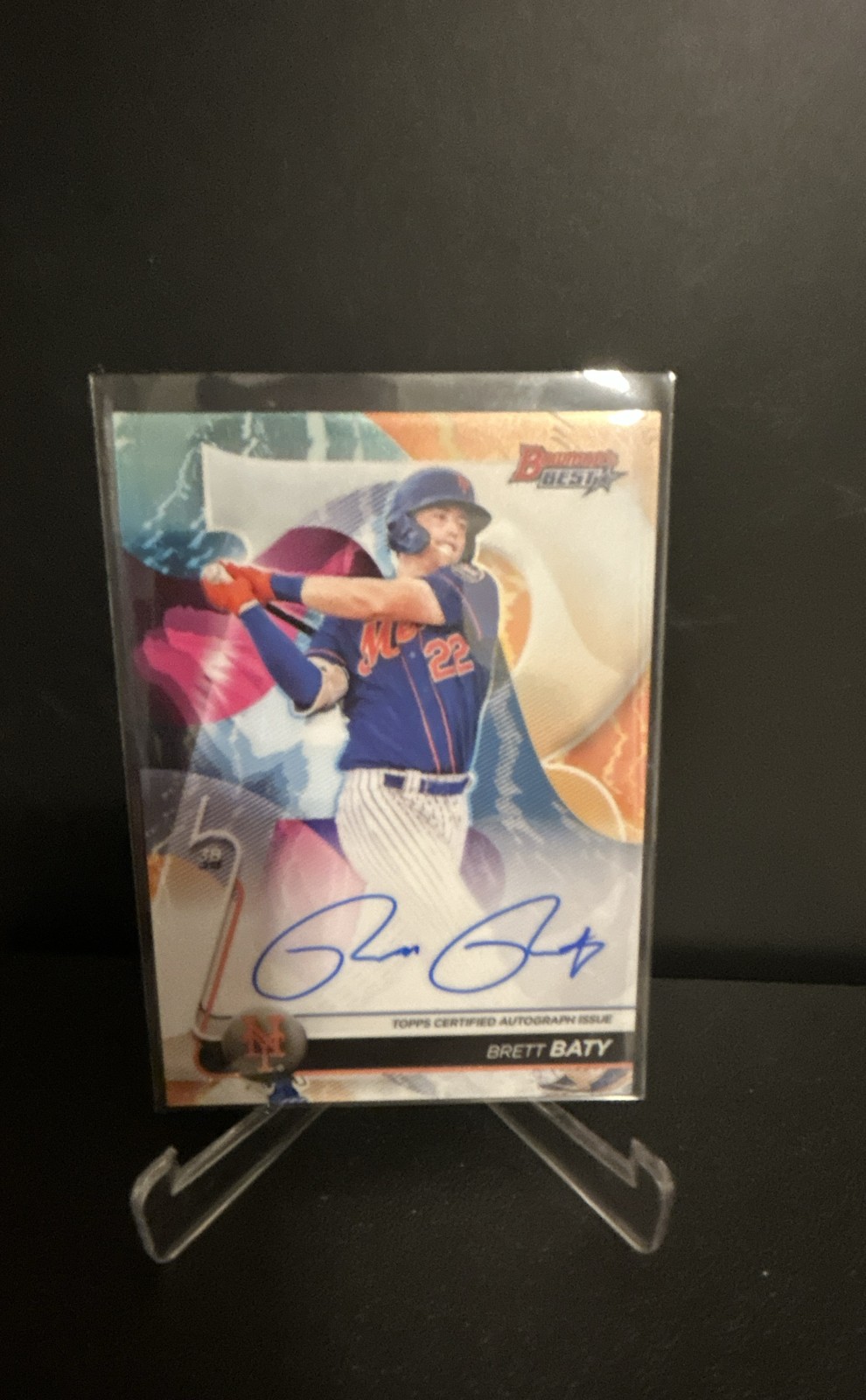 2020 Bowman’s Best – Best of 2020 Autographs Brett Baty #B20-BTY (AU, RC) Mets