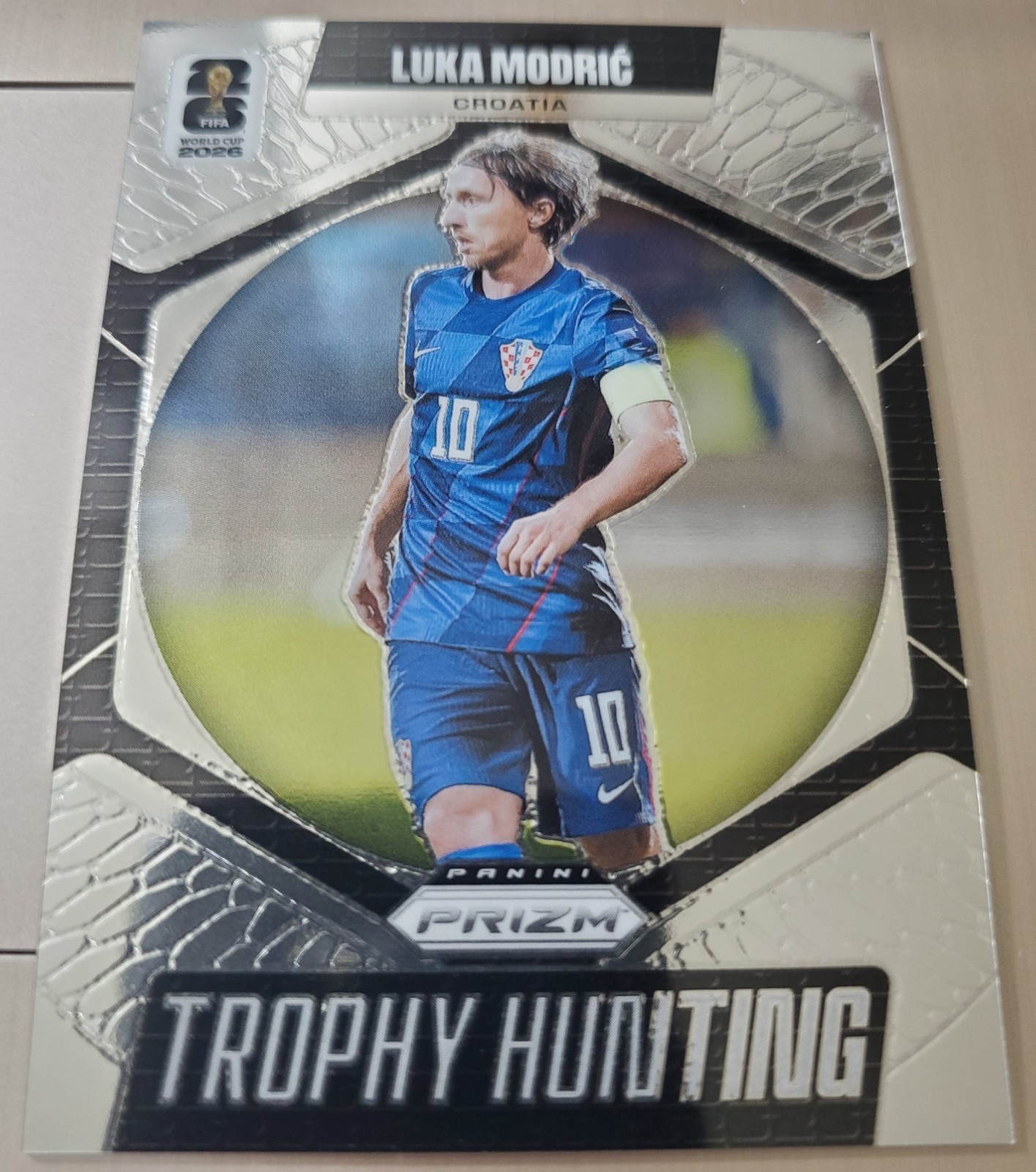 LUKA MODRIC 2026 Prizm FIFA World Cup TROPHY HUNTING Card #8 CROATIA AC MILAN