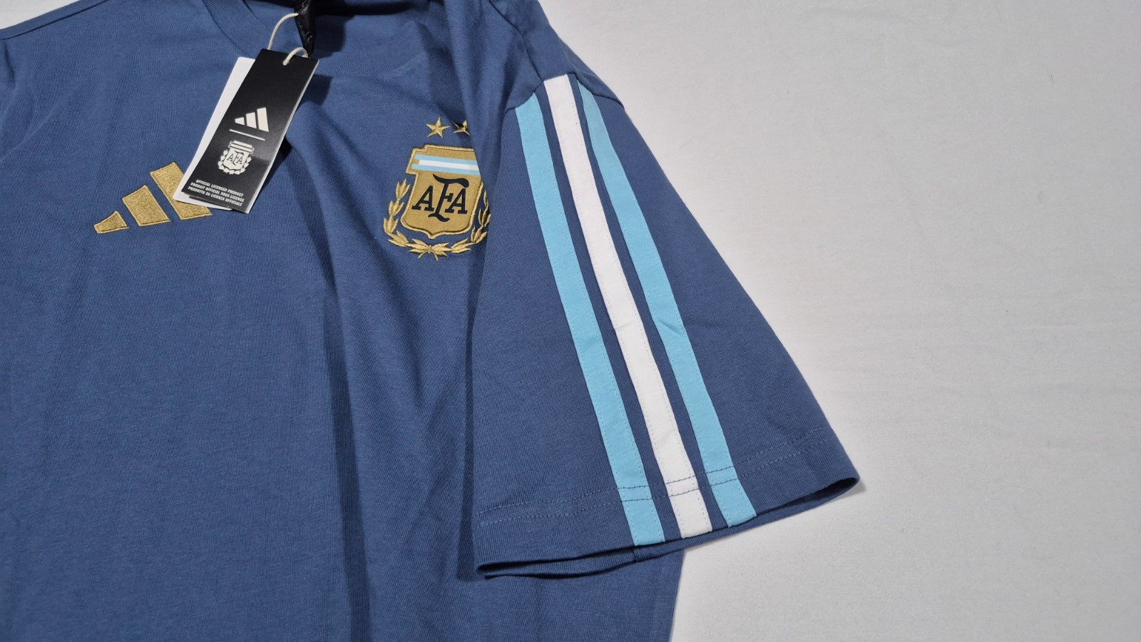 Adidas Argentina DNA T-shirt Men’s JZ6296 National Team Shirt Football Soccer