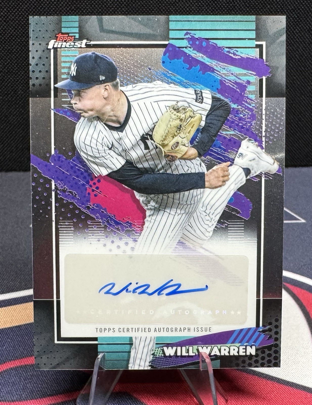 2026 Topps Finest – #FMA-WW Will Warren Autograph – Yankees