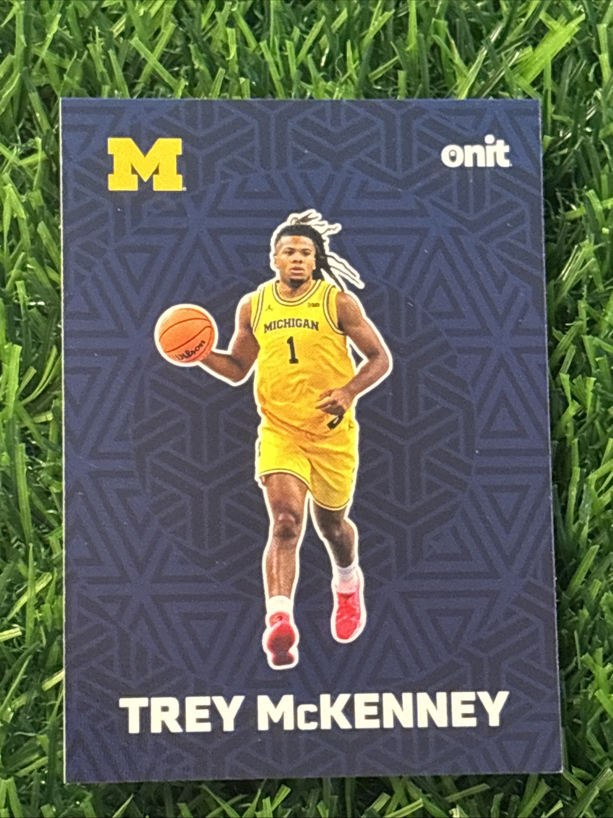 2025-26 Onit Trey McKenney Fusion Insert #F-6 Michigan Wolverines Basketball