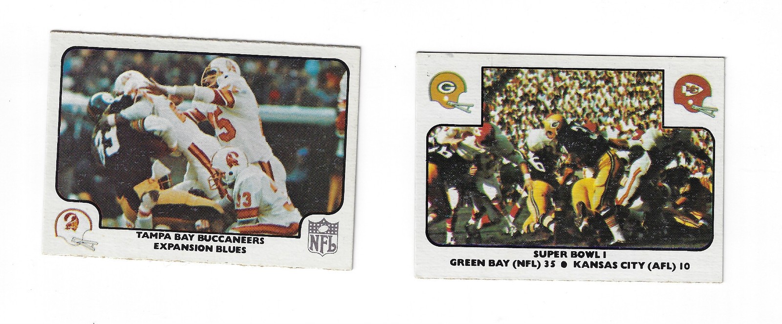 1977 Fleer NFL Team Action Football (1-67) Pick Your Cards, EXCELLENT