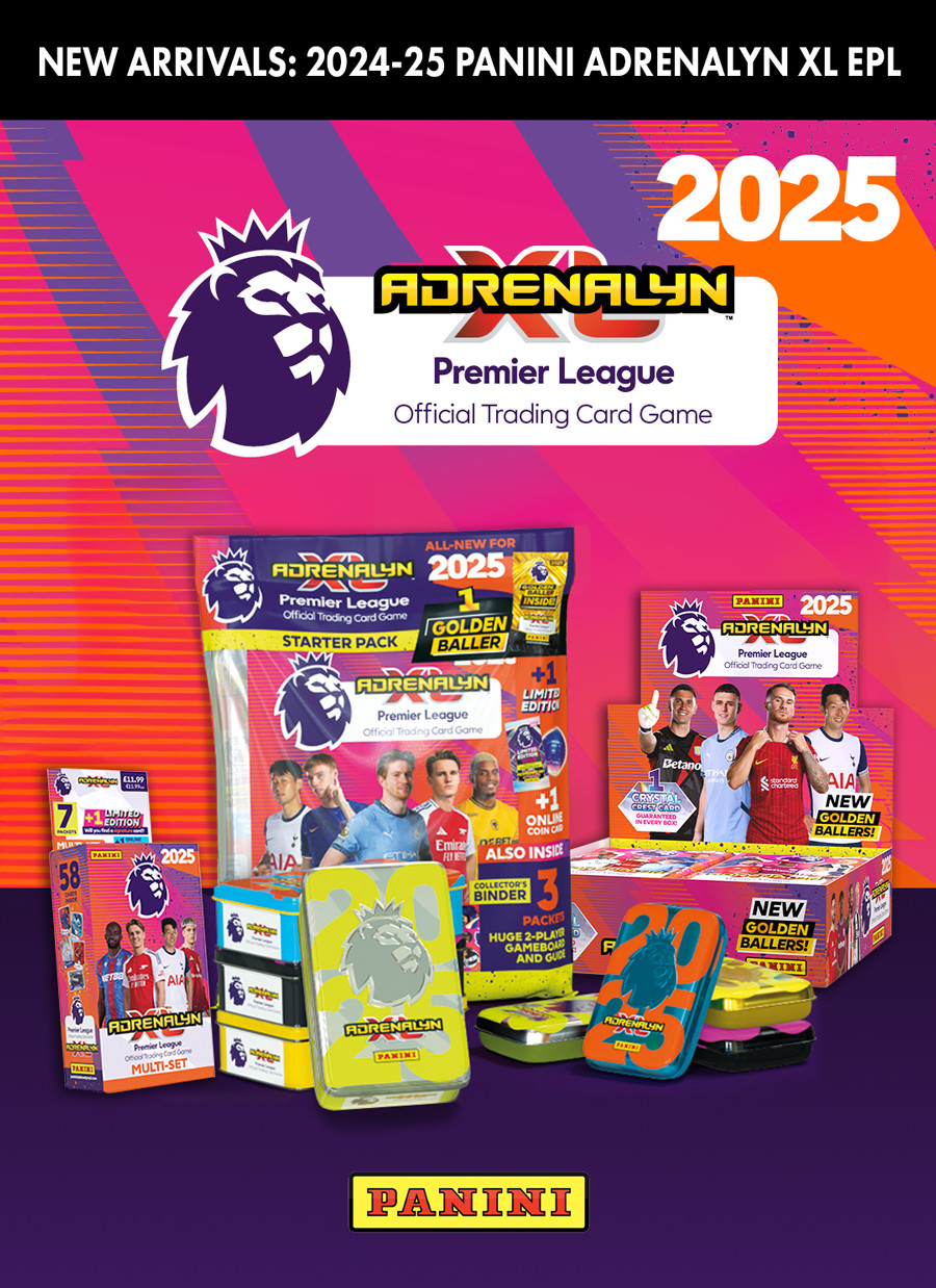 2024-25 Panini Adrenalyn Premier League Soccer Cards 24 Pack Box (192 Cards)