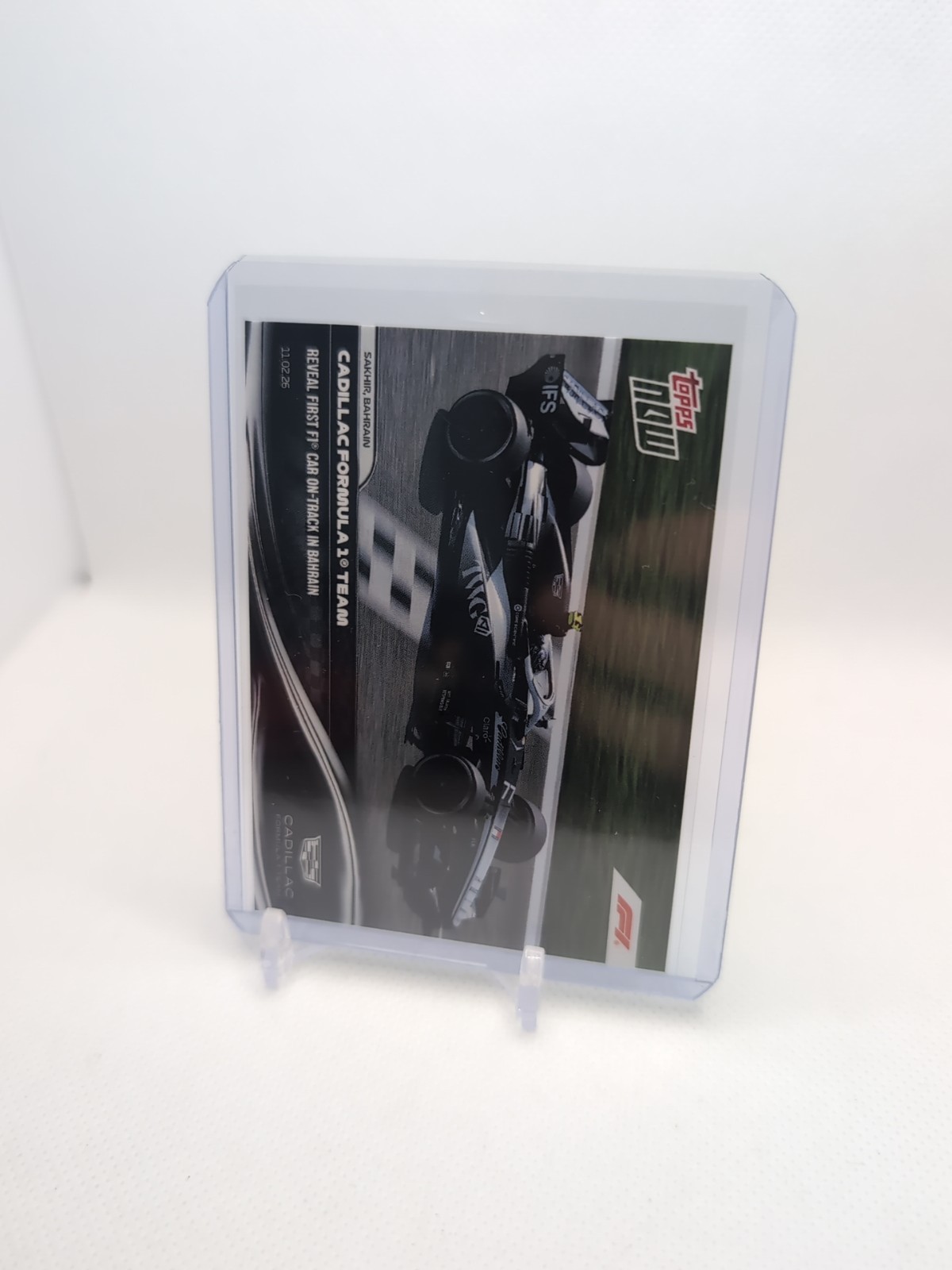 2026 TOPPS Now Formula 1 Card #011 Cadillac F1 Team MAC 26 Debut Bahrain