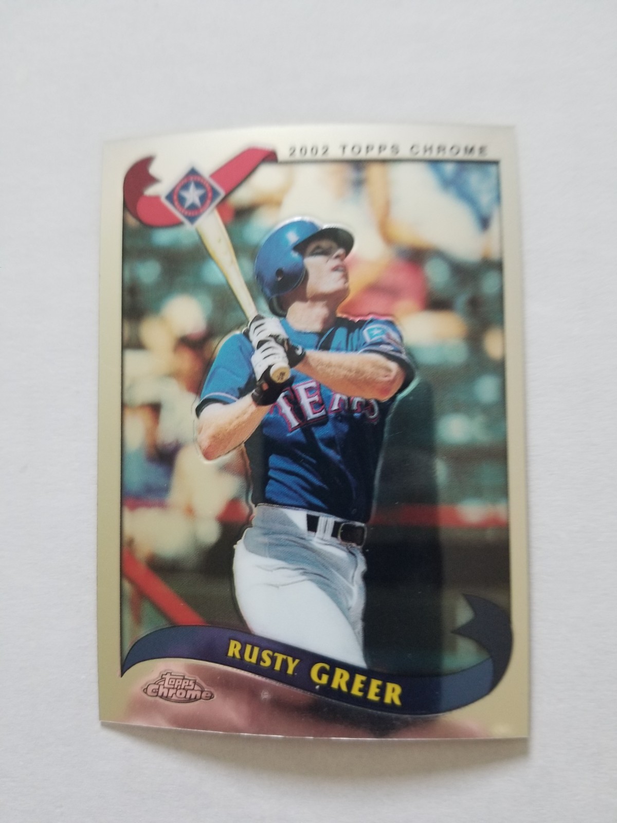 2002 Topps Chrome #468 Rusty Greer Rangers