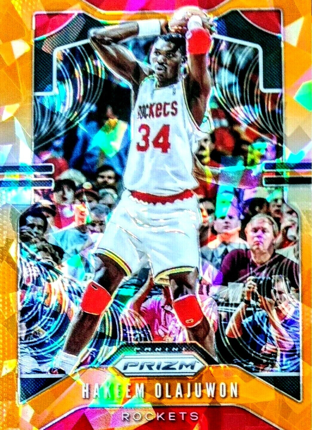 2019-20 Prizms Red White and Blue, Orange and Pink Ice Singles