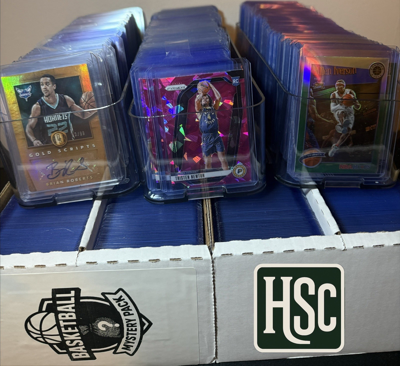 Basketball NBA – 200 Card Lot – Rookies, Parallels, Memorabilia, Autos, Numbered