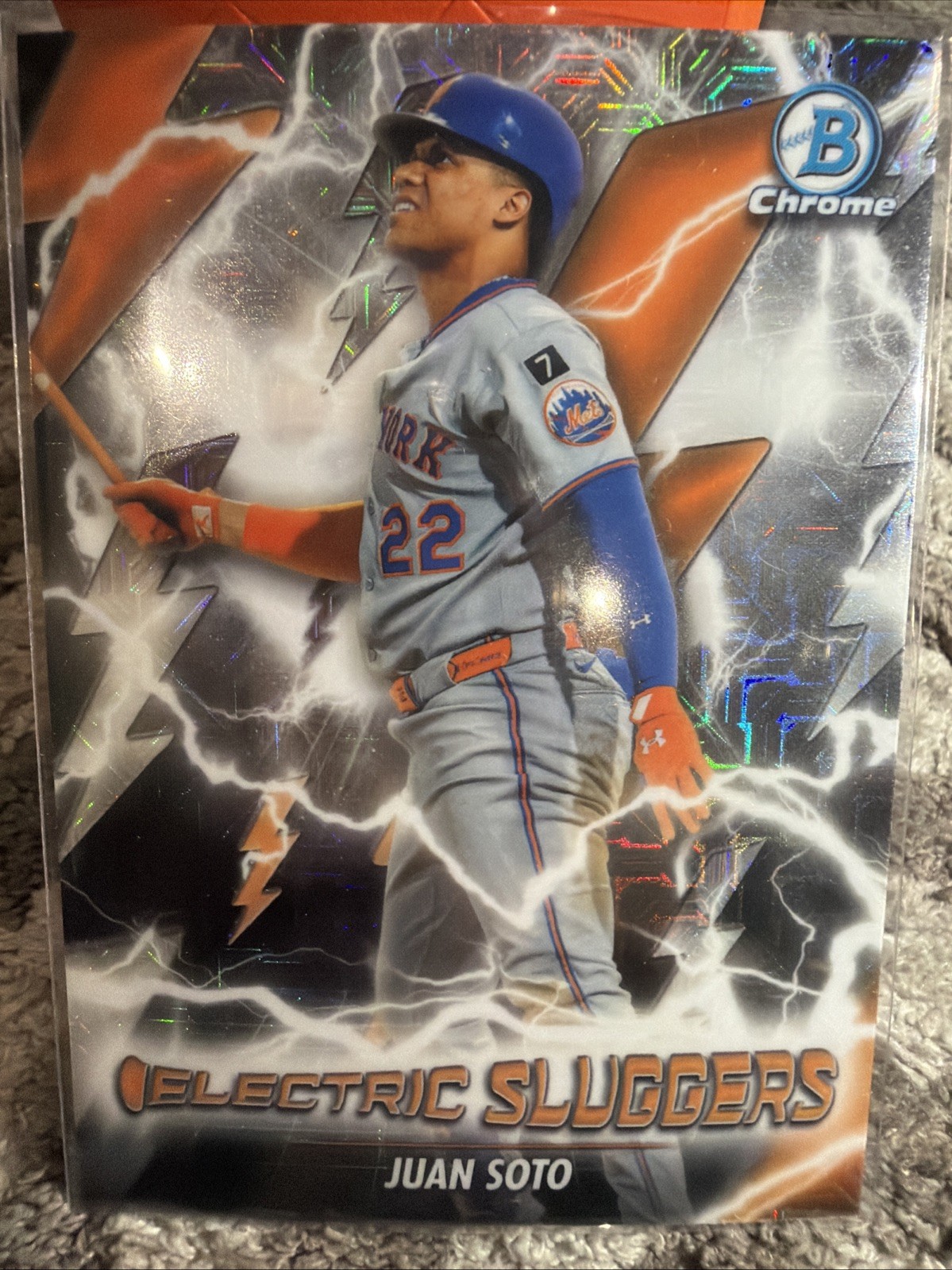 2026 Bowman Chrome Baseball JUAN SOTO Electric Sluggers Mojo Refractor #ES-7