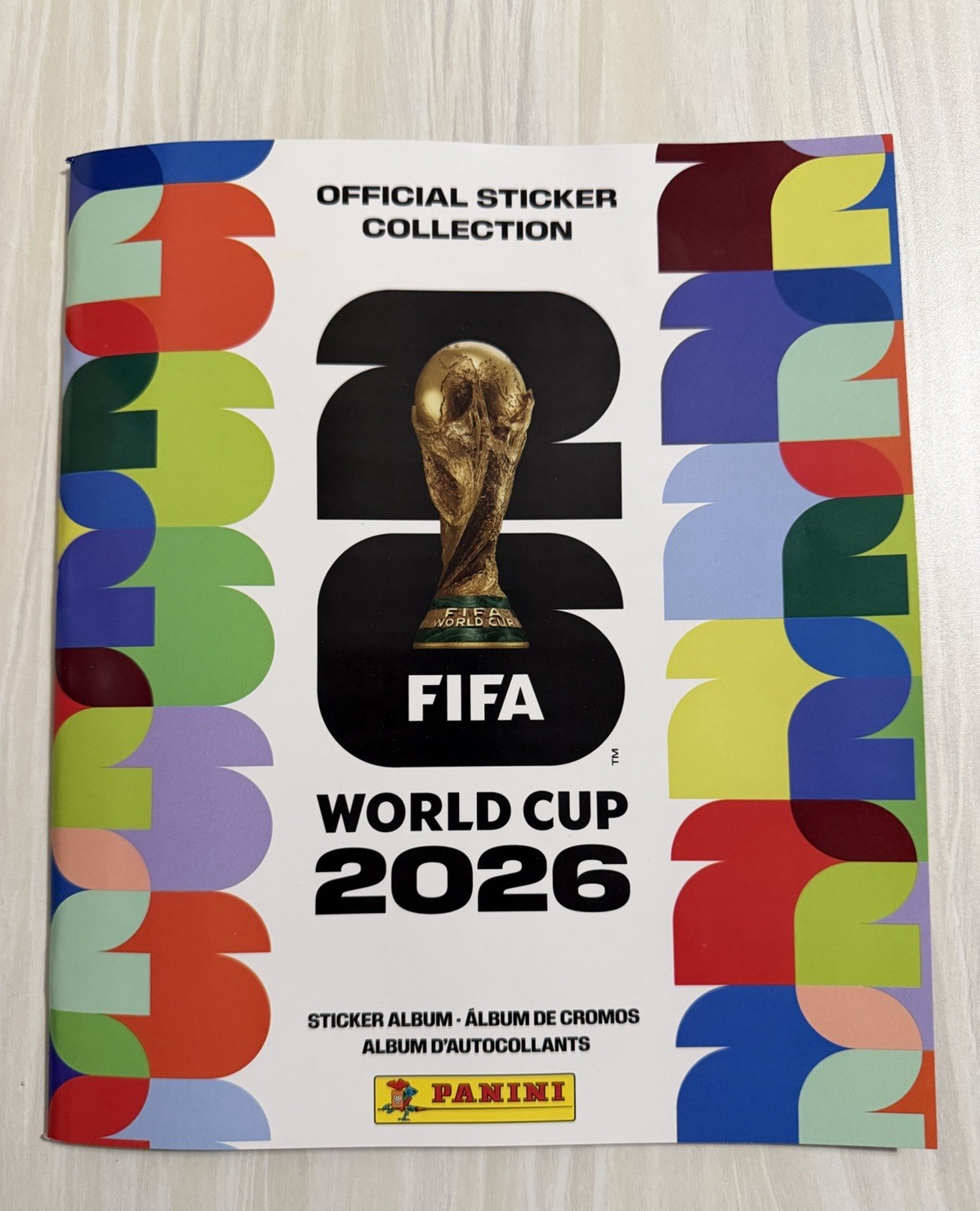 Panini FIFA World Cup 2026 Official Sticker Collection Album, Empty