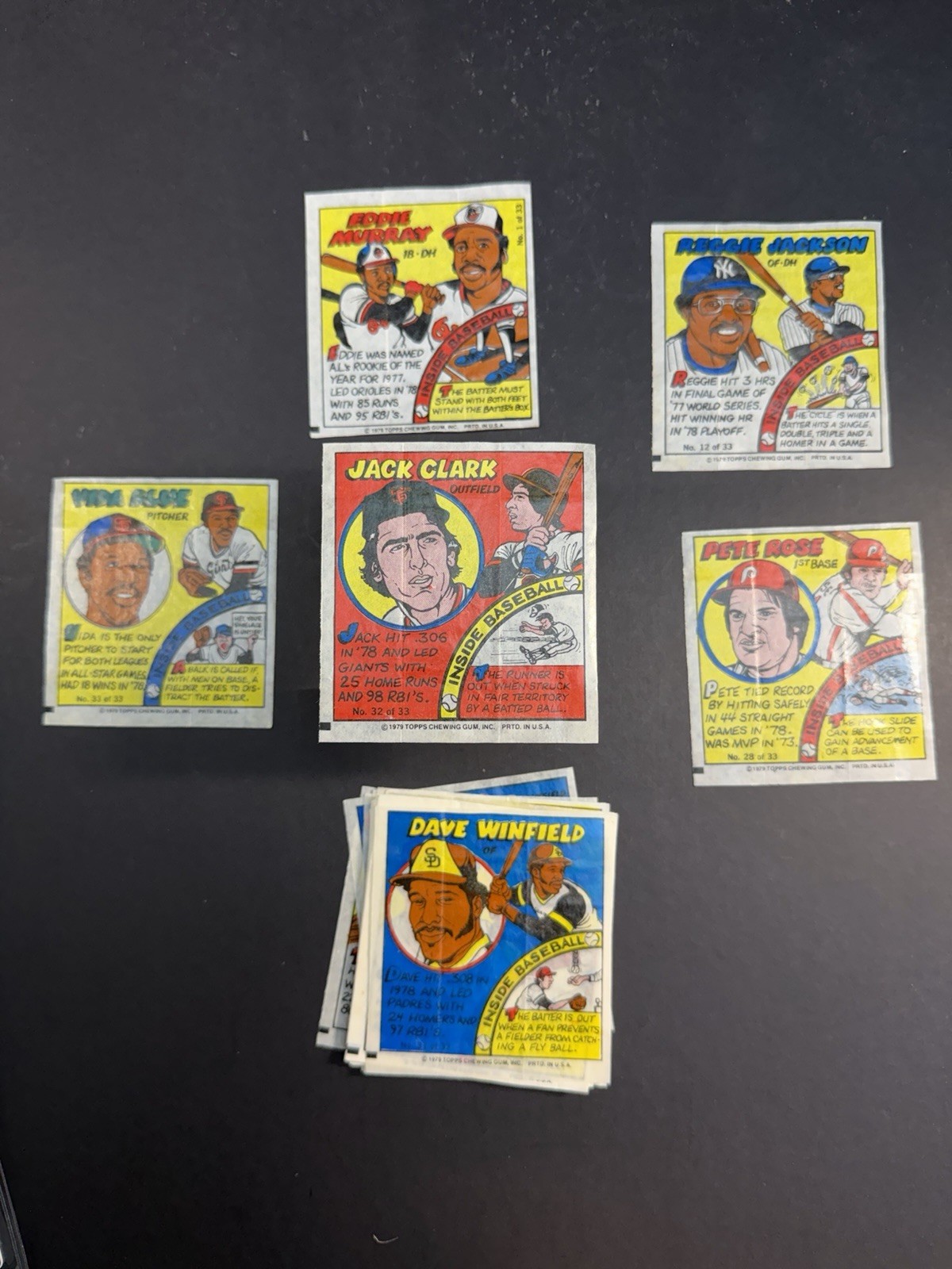 1979 Topps Baseball Comics Full Set 1-33 Big League Gum