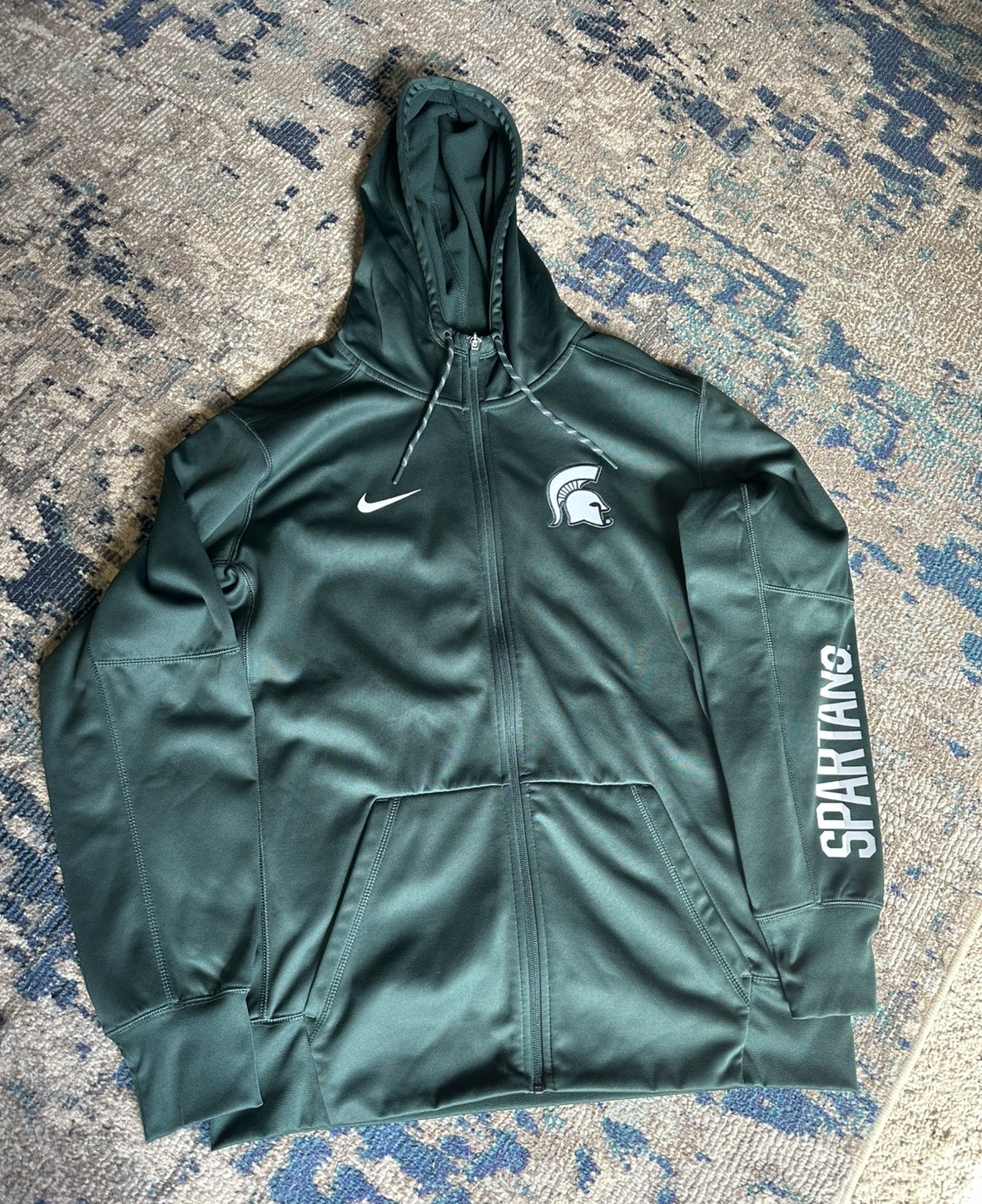 Nike Therma-FIT Michigan State Spartans Jacket – Large Full Zip MSU Official