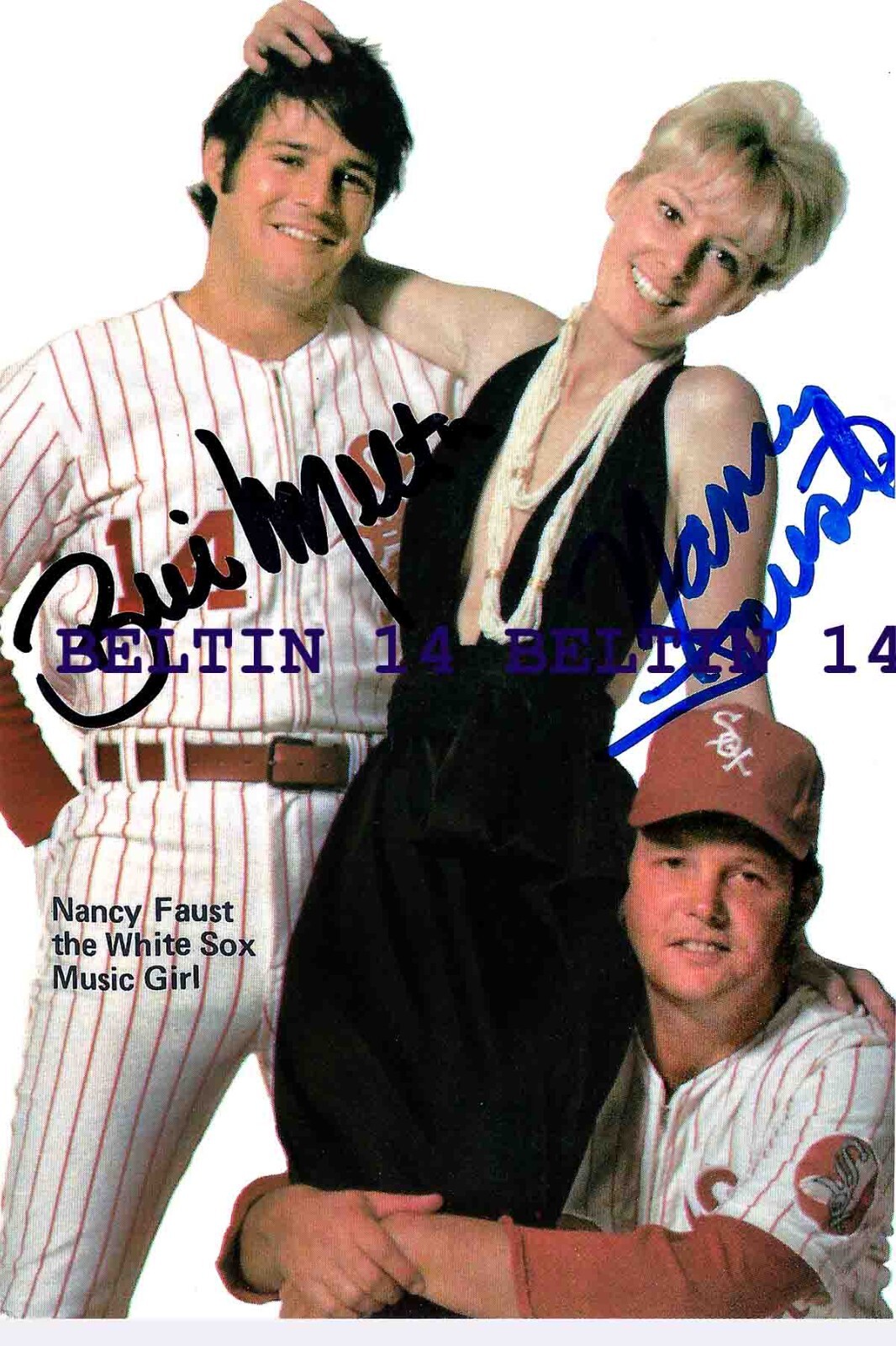Nancy Faust Set of 5- 4×6 Post Card size set Comiskey Park Color 4×6 PC