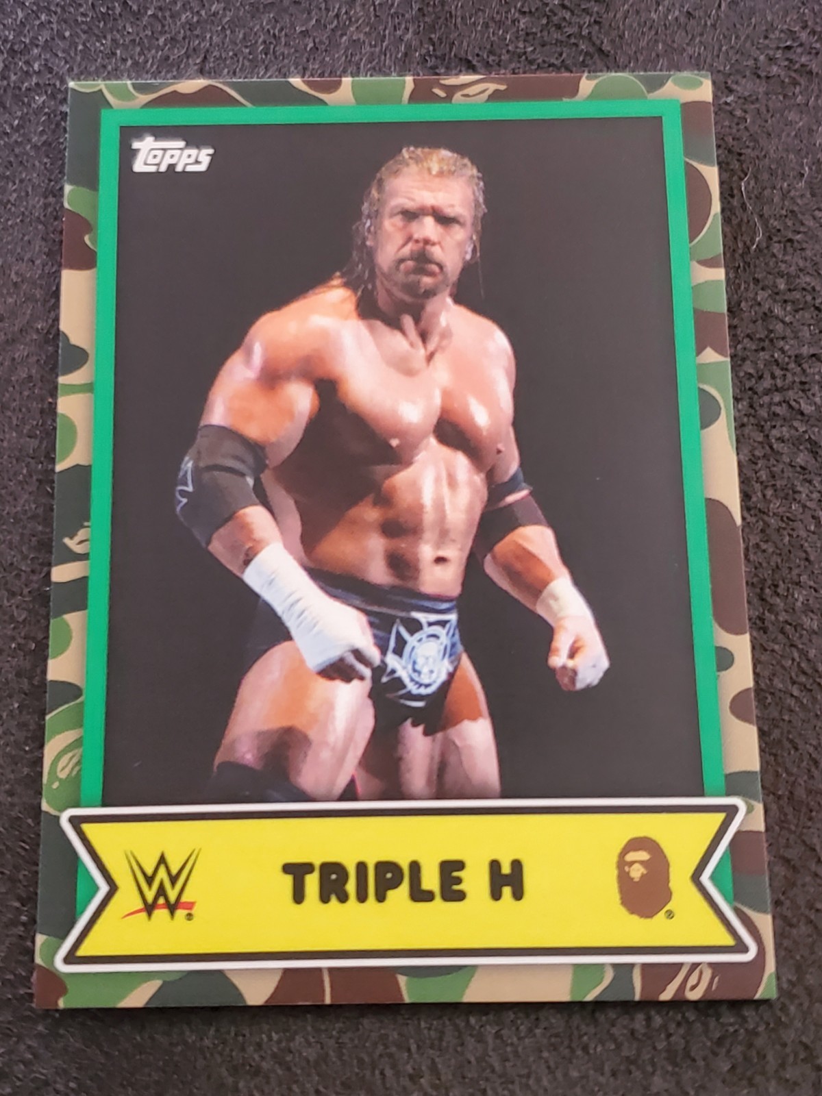 2025 Topps WWE x Bape Triple H #21 Camo