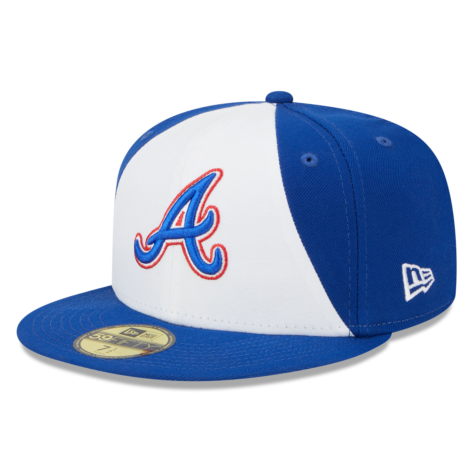 Men’s New Era White/Royal Atlanta Braves 2023 City Connect 59FIFTY Fitted Hat