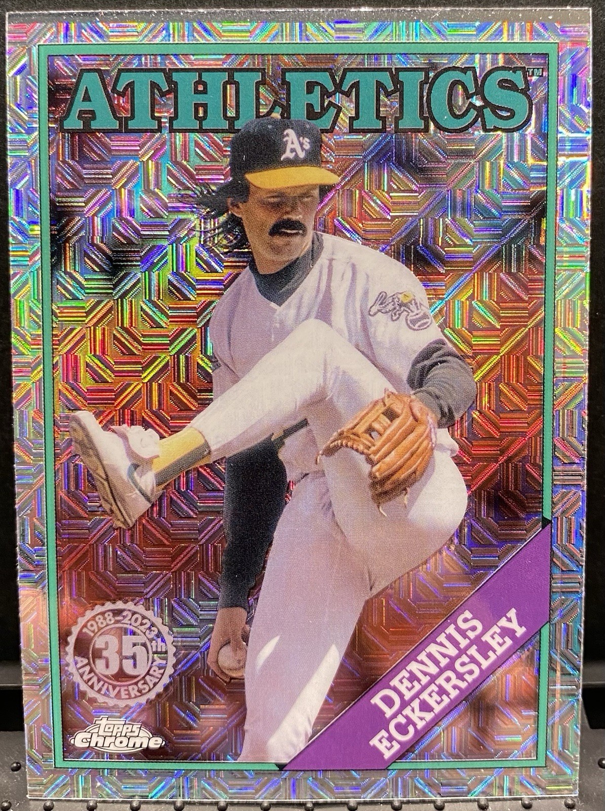 Dennis Eckersley 2023 Topps Update 1988 Chrome Silver Pack T88CU-46 Athletics