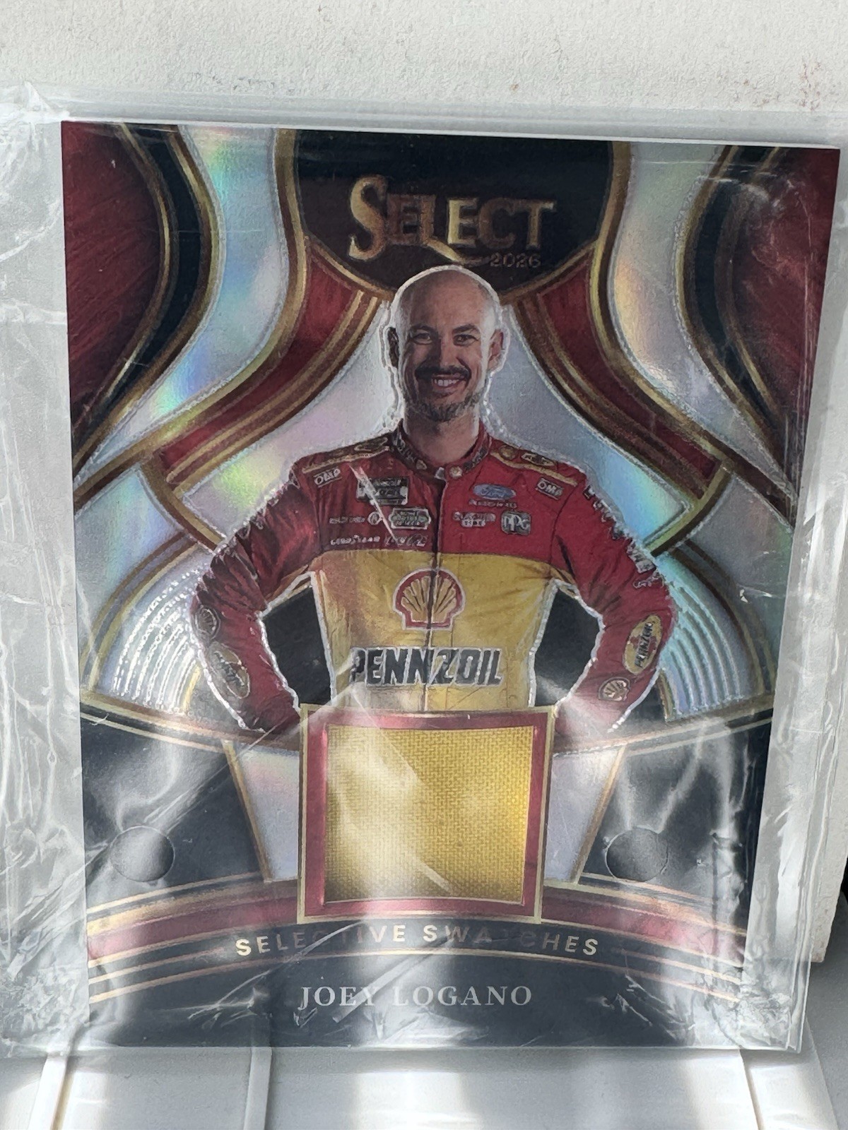 2026 Panini Select NASCAR – Color Blast – Hocevar W/ Logano Swatch Card