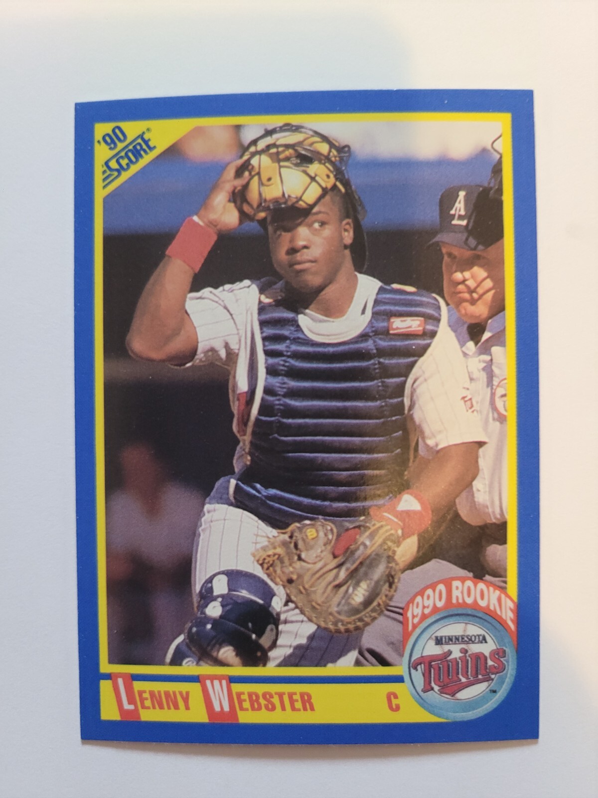 1990 SCORE LENNY WEBSTER RC #638 NM