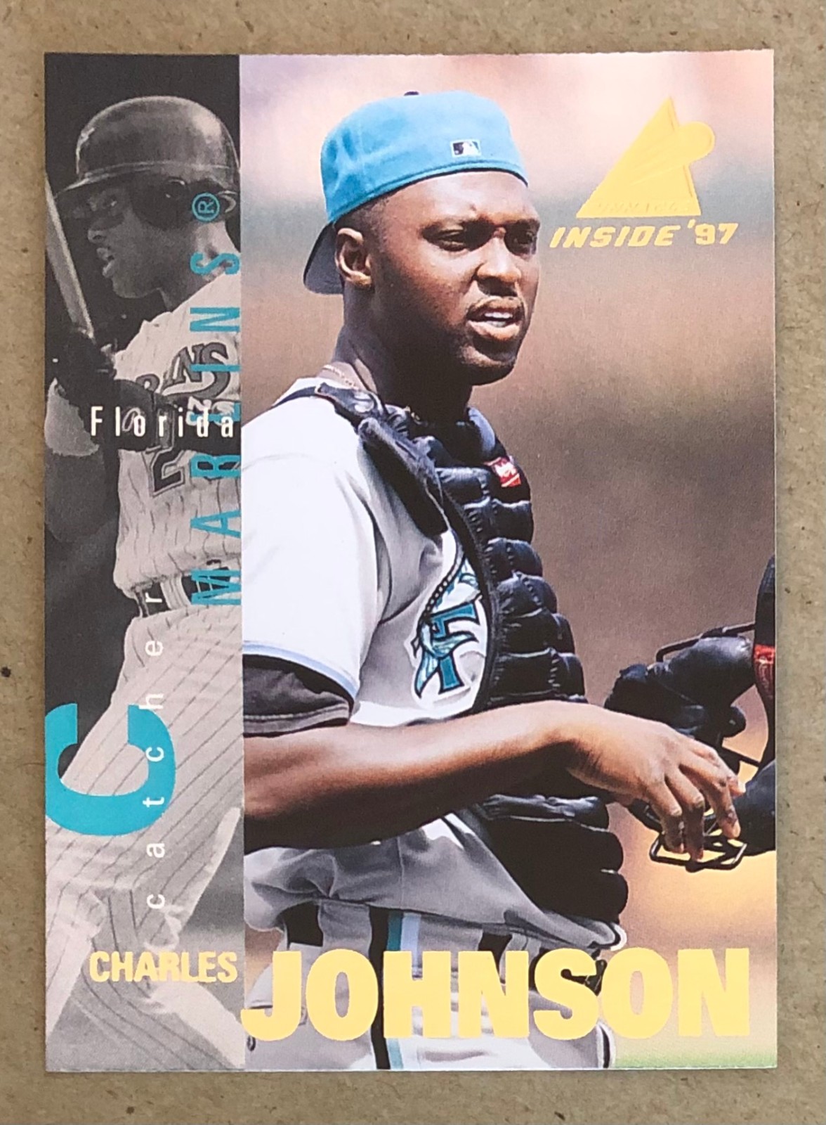 1997 Pinnacle Inside – Club Edition – Charles Johnson – #99 – Marlins – NrMt+
