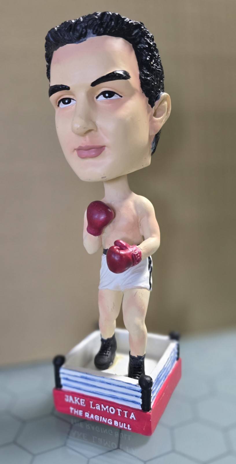 Boxing Champion JAKE LAMOTTA “Raging Bull” Bobble Head ~ NOS NIB-Limited Edition