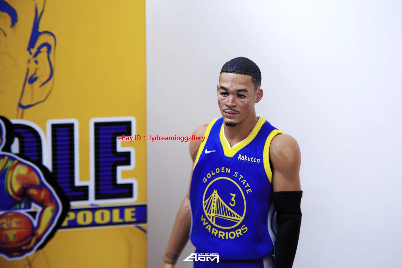 Aom Toys Golden State Warriors Jordan Poole 1/6 Limited Collectors Action Figure
