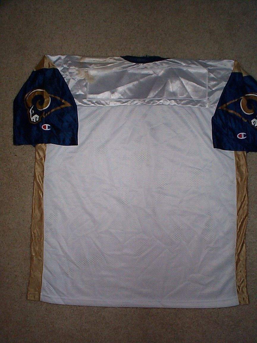 *IRREGULAR* St Louis Rams BLANK nfl VINTAGE Jersey Adult MENS/MEN’S (XXL-2XL)