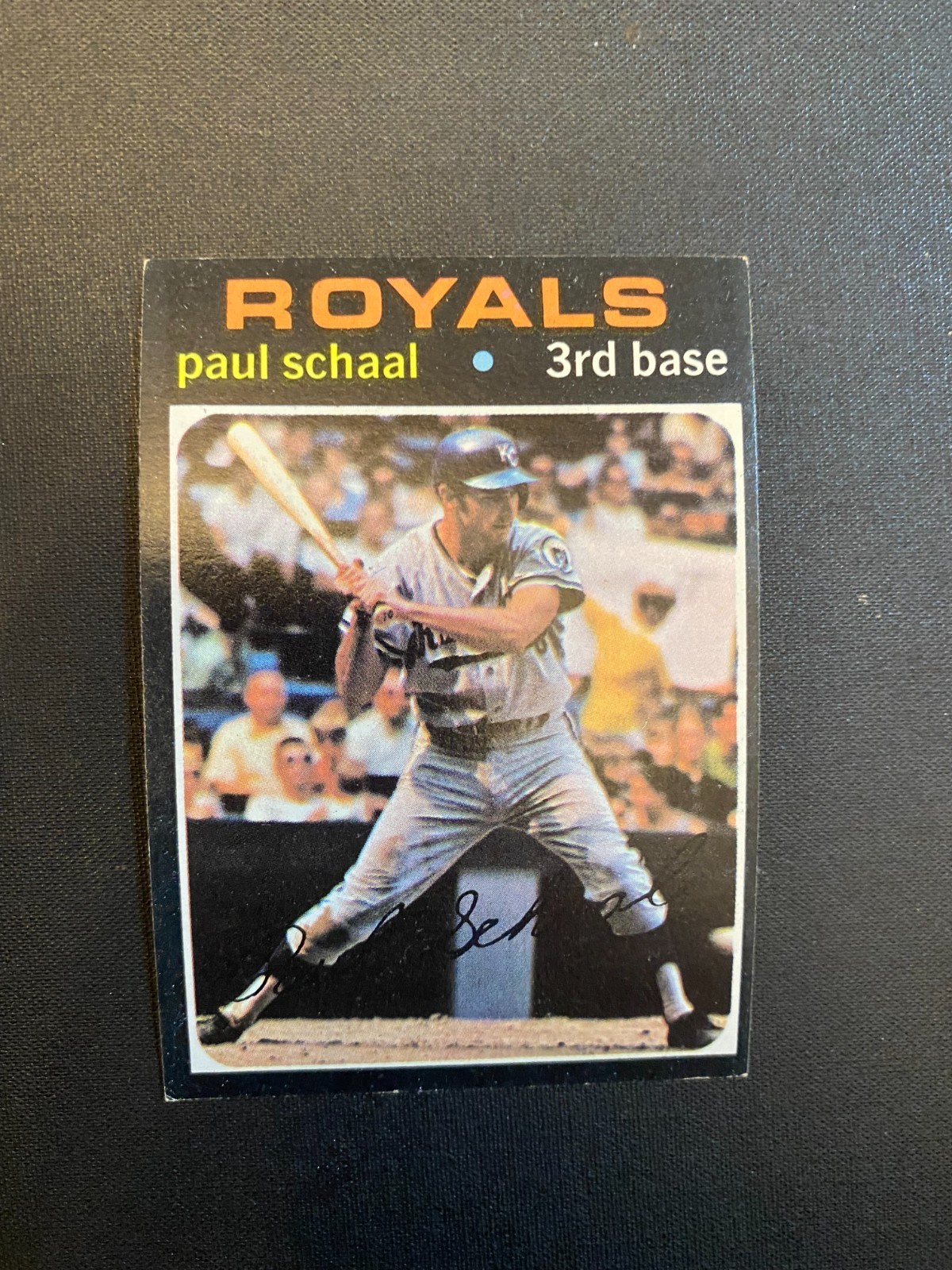 1971 Topps – Paul Schaal #487