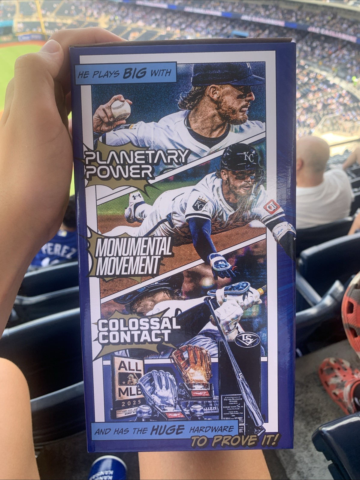 Big Bobby Bobble head Home White Platinum Glove 7/19 🔥⚾️🔥Royals